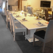 113 table Talia rectangulaire extensible chaises rotin exodia home design rennes