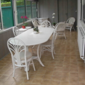 087 table a rallonges Tolede rotin veranda chantilly