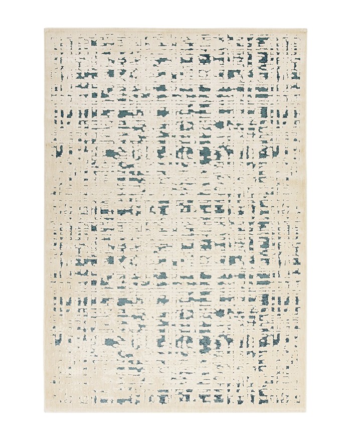 06 tapis deco design bleu et blanc