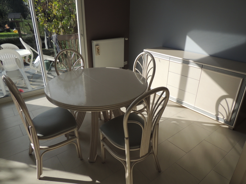 27 table extensible ronde Nacar chaises et bahut rotin exodia home design rennes