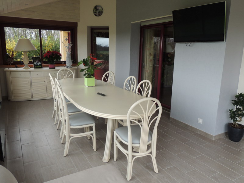 28 Nacar table ovale extensible rotin chaises enfilade veranda exodia home design rennes
